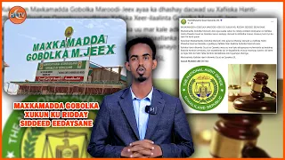 Maxkamadda Gobolka oo Xukuntay Dad ku eedeysan Musuqmaasuq.