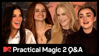 Practical Magic 2 Cast Talk Off Campus, Fav Romantic Gestures & More | MTV Movies