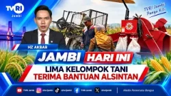 JAMBI TODAY | Five Farmer Groups Receive Agricultural Machinery Aid #TVRIJambi #NationUnitingMedia