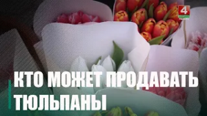 Узнали, кто и как может продавать тюльпаны к 8 Марта