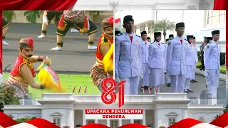 Memukau! Penampilan Tarian Kolosal Banyumas Iringi Persiapan Paskibraka | Upacara Penurunan Bendera