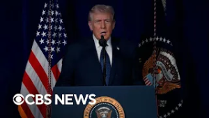 Watch: Trump says combat operations in Iran will continue until all objectives achieved