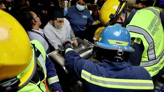 Hand trapped in tortilla machine! Inside the rescue operation