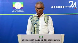 COMMUNIQUÉ FINAL DU CONSEIL DES MINISTRES DU 18 SEPTEMBRE 2026