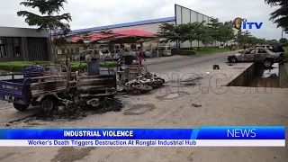 INDUSTRIAL VIOLENCE: Worker’s Death Triggers Destruction At Rongtai Industrial Hub