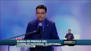 CNE entrega resultados con la mitad de las mesas escrutadas