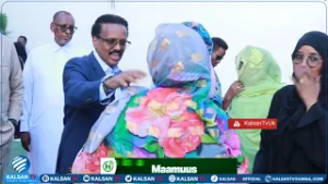 Президент Фармаахо посещает членов парламента Пунтленда, вернувшихся из Гарове.