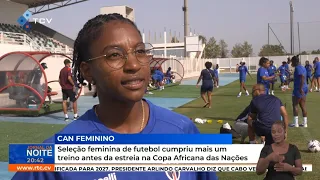 Women's national football team completes another training session ahead of the African Cup of Nat...