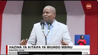 Kindiki atetea uzinduzi wa hazina ya kitaifa ya miundo mbinu na kupuuza upinzani