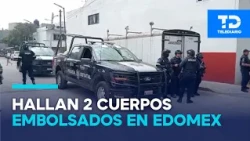 Two bodies found wrapped in plastic in Tlalnepantla, Edomex; cameras capture men abandoning them