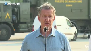 Feijóo on the wildfires in Spain: "Helplessness and uncertainty"