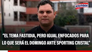 🔴🔵 Plantel de Boys fastidiado por no regresar de Piura, pero enfocado en Cristal, según Mario Flores