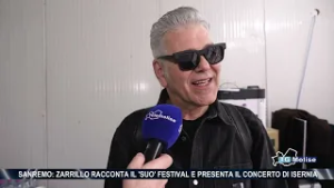 Sanremo: Zarrillo racconta il 'suo' festival e presenta il concerto di Isernia