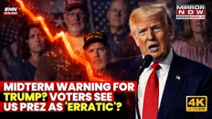 Trump In Trouble Ahead Of Midterms? Approval Ratings Crash As US Voters Say POTUS Has Grown Erratic