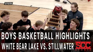 Highlights - HS Boys Basketball White Bear Lake vs. Stillwater - February 12, 2026