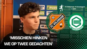 Thom van Bergen na bizarre wedstrijd in Volendam