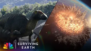 How Did the Dinosaurs Handle the Asteroid Hitting Earth? | Surviving Earth | NBC