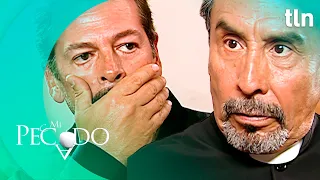 Matías hits Gabino | Mi Pecado Episode 22 (Part 2) | tlnovelas