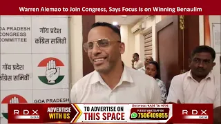 Warren Alemao to Join Congress, Says Focus Is on Winning Benaulim