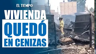Mattress factory fire reportedly destroys a home in Bosa | EL TIEMPO