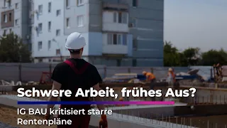 Retirement in Construction: Why Many Workers Don't Make It to Retirement Age | Sachsen Fernsehen