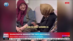 Gürcan, Ramazan bereketini paylaşmak amacıyla hane ziyaretlerinde bulundu