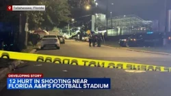 12 hurt in shooting near Florida A&M's football stadium