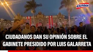 🔴🔵 Citizens share their thoughts on the formation of Keiko Fujimori's first Ministerial Cabinet
