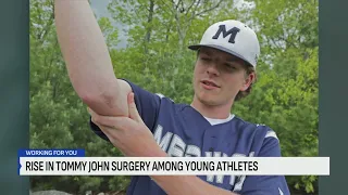 Rise in Tommy John surgeries among young athletes