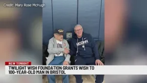 100-year-old UConn fan gets wish to meet Auriemma