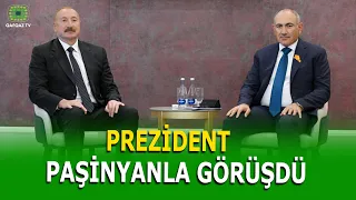 PRESIDENT'S MEETING WITH PASHINYAN IS BEING HELD IN BISHKEK