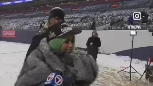Cardi B tells reporter 'We all we got, we all we need' after Patriots advance to Super Bowl
