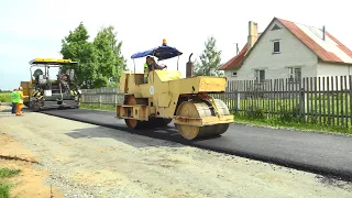 Rural Infrastructure Development: Road Paving and Repairs in the Pinsk District