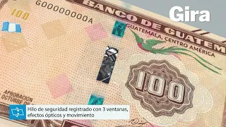The new Q100 commemorative banknote incorporates advanced security features