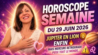 Week of June 29, 2026: Jupiter in Leo FINALLY 🔥 But Mercury retrograde traps everyone… ⚠️