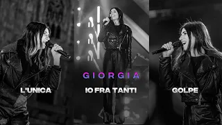 Giorgia con L'unica, Io fra tanti, Golpe. Qual è la tua preferita?