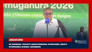 Dr Bizimana yasabye Abanyarwanda gusigasira umuco Nyarwanda birinda ubunebwe