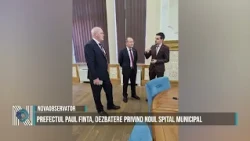 Prefect Paul Finta, debate on the new Municipal Hospital