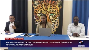 Партия WIN обвиняет APNU в сговоре с PPP с целью исключения их из числа региональных представителей.