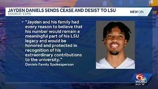 Jayden Daniels sends LSU cease-and-desist over NIL
