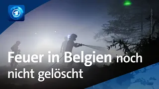 Feuer in Belgien: „Teile des Brandes im Griff“