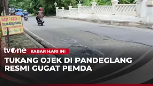Pengemudi Ojek Gugat Pemda Soal Jalan Berlubang di Pandeglang | Kabar Hari Ini