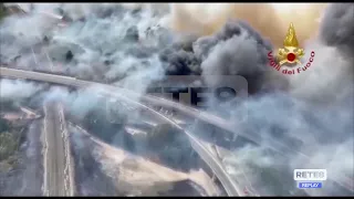 Pescara - 5 years ago the fire at Pineta Dannunziana