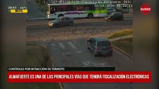 Almafuerte is one of the main roads that will have electronic enforcement