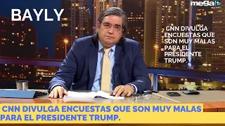 "Jaime Bayly" CNN divulga encuestas que son muy malas para el presidente Trump.