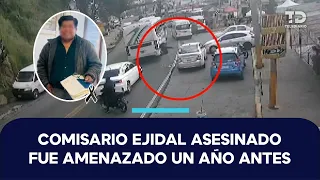 Hitmen shot up the home of Francisco Pérez, Chimalpa commissioner, before his murder