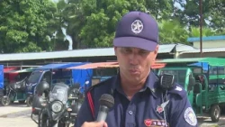 Exchange in Camagüey with traffic violators.