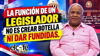 La función de un legislador es fiscalizar no regalar fundas ni crear botellas; Sergio Núñez.