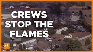 Evacuations lifted as firefighters gain ground on Rolling Fire