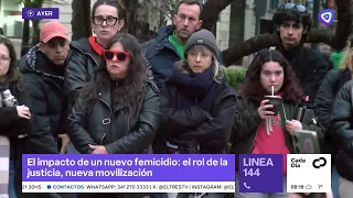 Tras la seguidillas de femicidios s ehizo una marcha en Rosario para exigir políticas de Estado